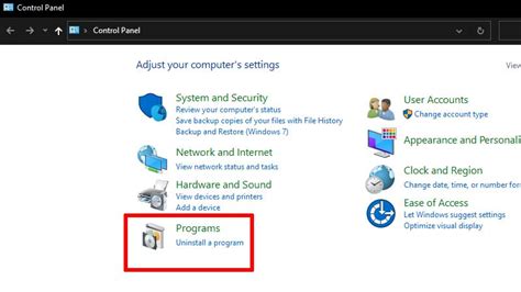 remove software in control panel.